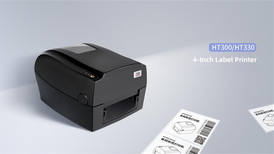 Impressora de etiquetas de transferência térmica HPRT HT300: Impressão eficiente de código QR para inspeção de equipamentos